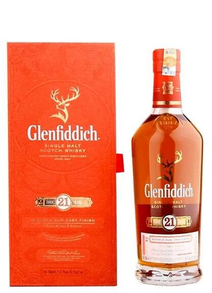 Glenfiddich 21y 0.7L 40% Rum Cask box - whisky Skotsko | Maneo s.r.o.