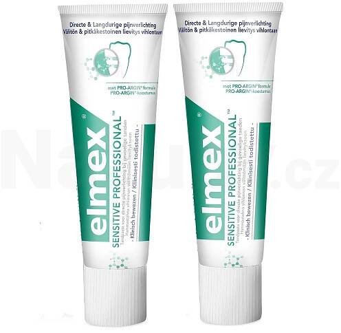 Elmex Sensitive Professional zubní pasta 2x75 ml - srovnání cen | Leano.cz