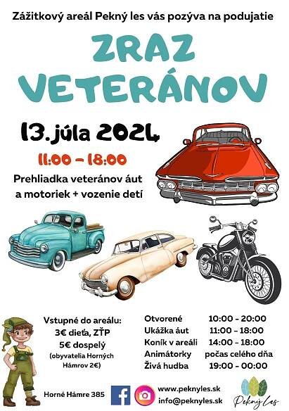 ZRUŠENÉ - ZRAZ VETERÁNOV, PEKNÝ LES, 13.7.2024 - Región Gron