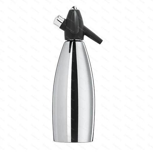Sifonová láhev iSi SODA SIPHON INOX 1.0 l, nerezová