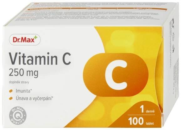 Dr. Max Vitamín C 250 mg 1×100 tbl, výživový doplnok