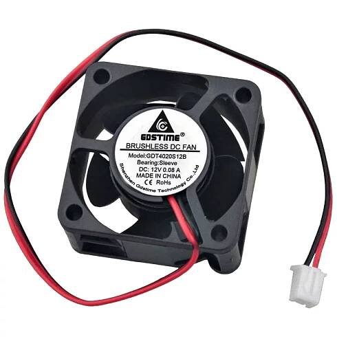 Kvalitní Ventilátor 40x40x20mm 12V DC pro efektivní chlazení