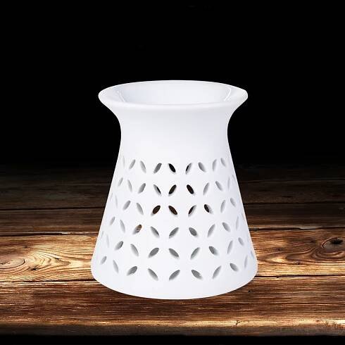 Dedra Keramická aroma lampa s jemným dekorem matná bílá od 199 Kč - Heureka.cz