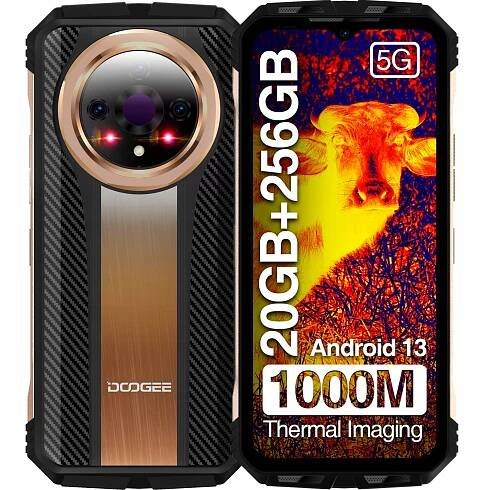 DOOGEE V31GT PANCÉŘOVÝ TELEFON 120Hz DUAL 5G Smartphone IP68IP69K 10800mAh 66W