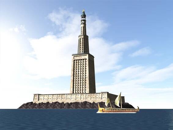 Maják na ostrově Faros: Div světa zůstává dodnes rekordmanem