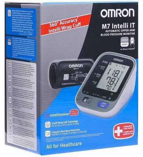 Tlakoměr OMRON M7 Intelli IT s AFib + síťový zdroj