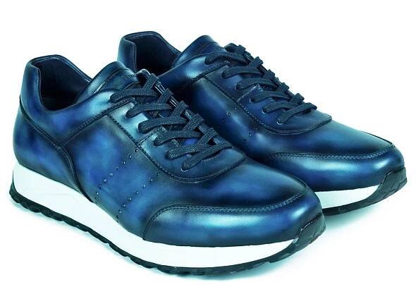 Mens Navy Sneakers Shoes