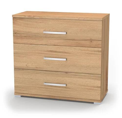 NÁBYTEK MIKULÍK s.r.o. ONYX M - komoda, 96x90cm Dekor: olše - SEKTOR NÁBYTEK s.r.o.