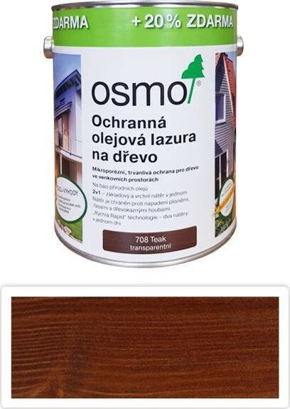OSMO Color Olejová lazura na dřevo 3 l teak od 2 774 Kč