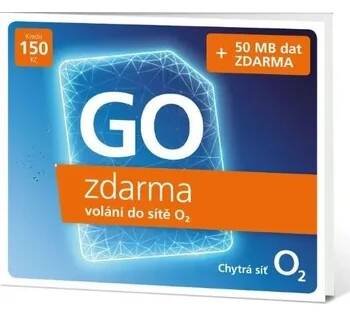 Předplacená karta GO zdarma volání do O2