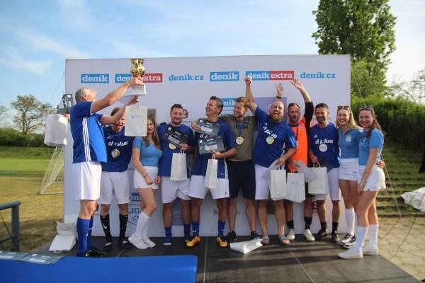 Zaměstnanecká liga Deníku: První účast a hned vítězství, nejlepší byl tým D-Plus