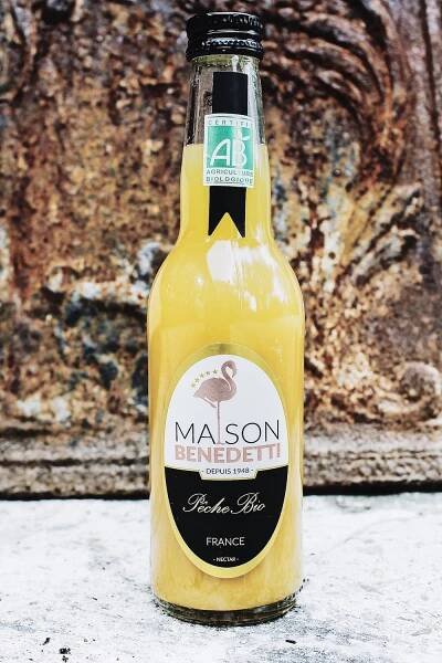 Jus de fruits pêche
