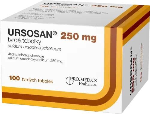 URSOSAN 250 mg tvrdé tobolky