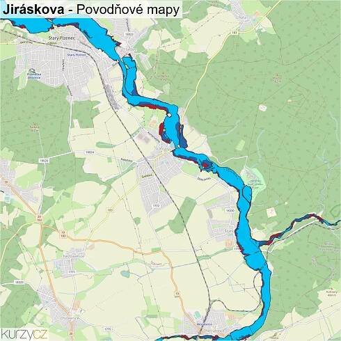 Jiráskova - mapy | Kurzy.cz