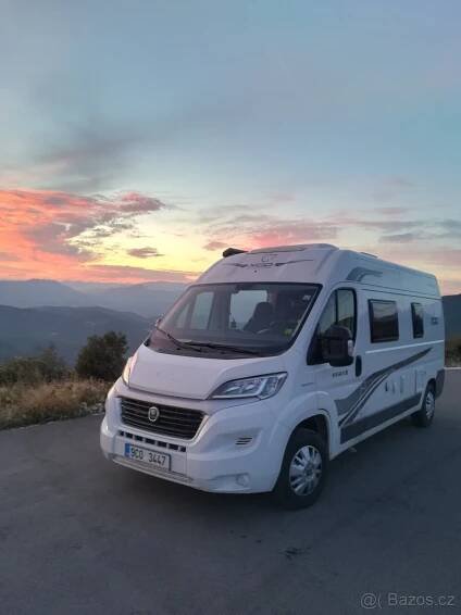 Pronájem obytný vůz dodávka Ducato VOLNO Září AKCE