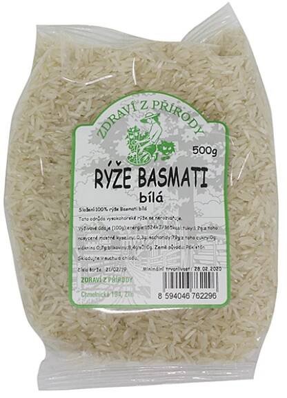 Zdraví z přírody Rýže basmati bílá 500g