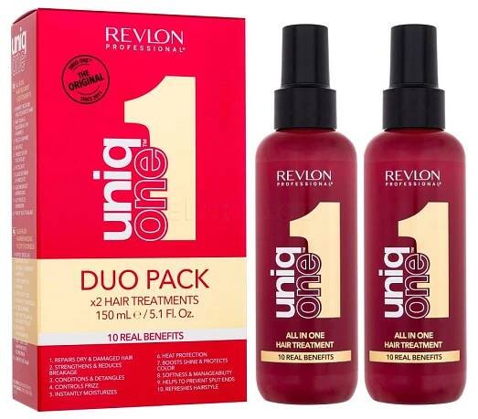 Revlon Professional Uniq One Duo Pack Bezoplachová péče na vlasy 2 x 150 ml Dárková sada od 612 Kč - Heureka.cz