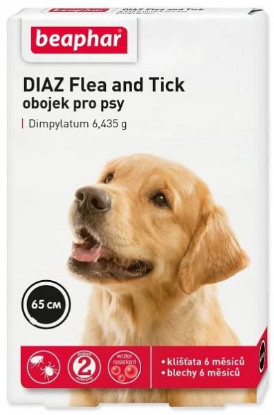 Beaphar DIAZ Flea & Tick obojek pro psy 65 cm