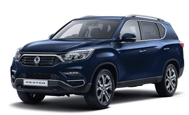 Příčníky Thule WingBar Evo Black SsangYong Rexton 2018- s podélníky