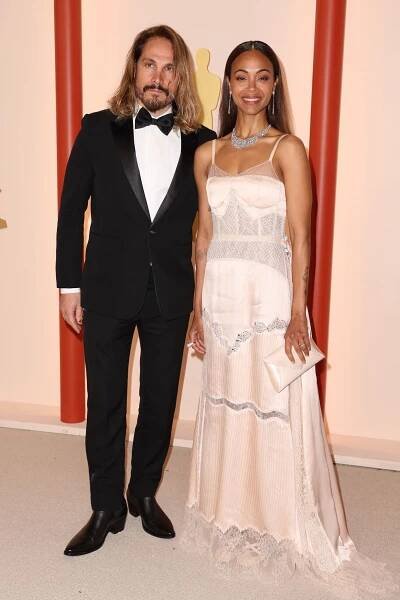 Zoe Saldana and Marco Perego Saldana