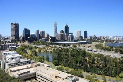 Perth – hlavní město státu Západní Austrálie
