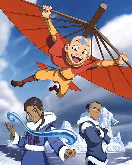 Zach Tyler Eisen, Mae Whitman, and Jack De Sena in Avatar: Legenda o Aangovi (2005)