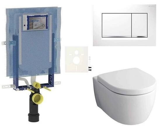 Závěsný wc set k zazdění Geberit iCon SIKOGEZICS30