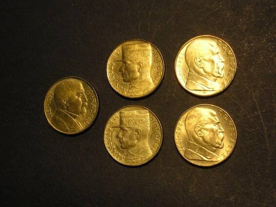 10 korun ČSSR, ČSFR všechny typy ročníky 1990 - 1993