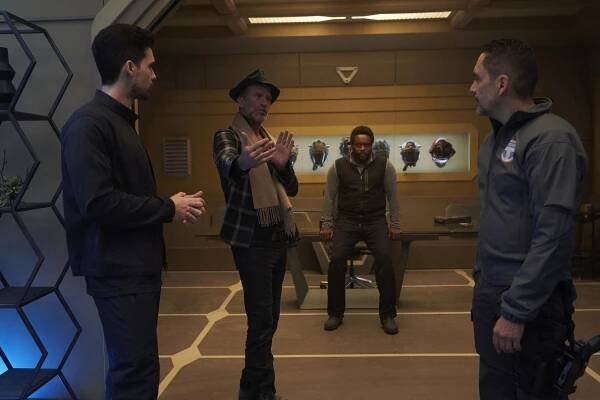 Steven Strait, Thomas Jane, Chad L. Coleman, José Zúñiga - Expanze - Matka - Z natáčení