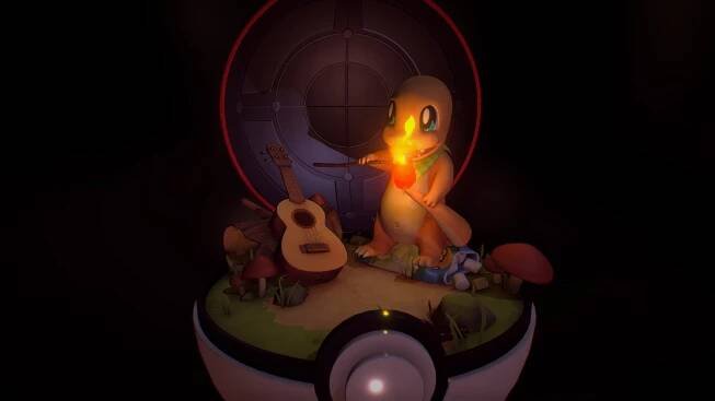 Charmander's Midnight Snack! - 3D model by EddieEdwin