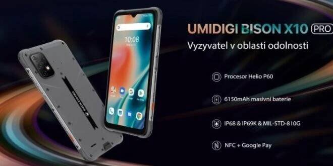 Odolný telefon UMIDIGI BISON X10 Pro