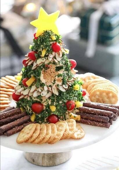Kerst Roomkaas/cheese | Comida de navidad, Aperitivos navideños, Recetas de comida en español