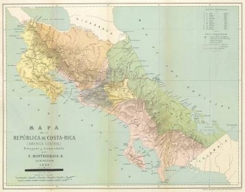 Mapa de la República de Costa Rica (1889) : r/costarica