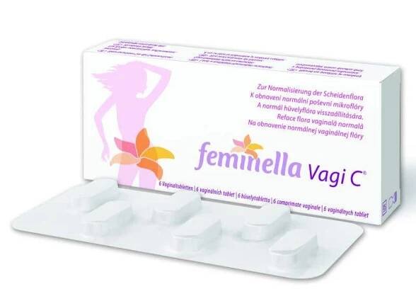 Feminella Vagi C 6 vaginálních tablet