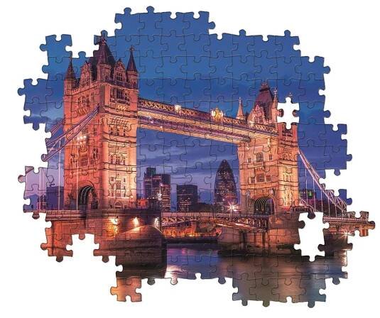 CLEMENTONI Puzzle Tower Bridge v noci 1000 dílků