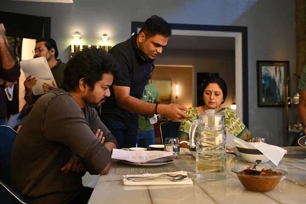Vijay Chandrasekar, Vamsi Paidipally, Jayasudha - Varisu - Z natáčení