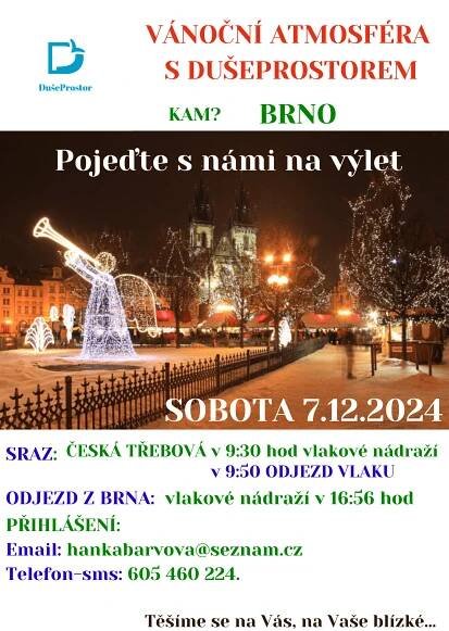 7. 12. 2024 VÁNOČNÍ TRHY V BRNĚ – DušeProstor