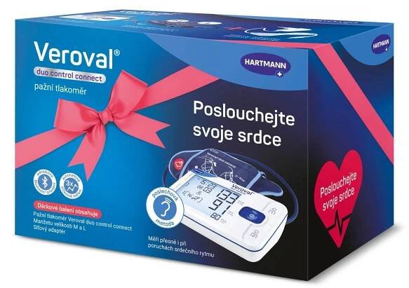 Veroval Duo Control Connect tonometr dárkové balení