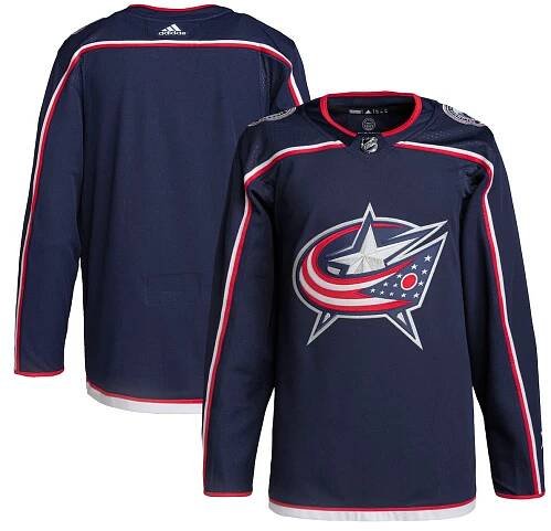 Men's Columbus Blue Jackets adidas Navy Home Primegreen Authentic Jersey