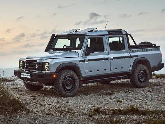 Ineos Grenadier Quartermaster se představuje jako pick-up, opět s šestiválci BMW