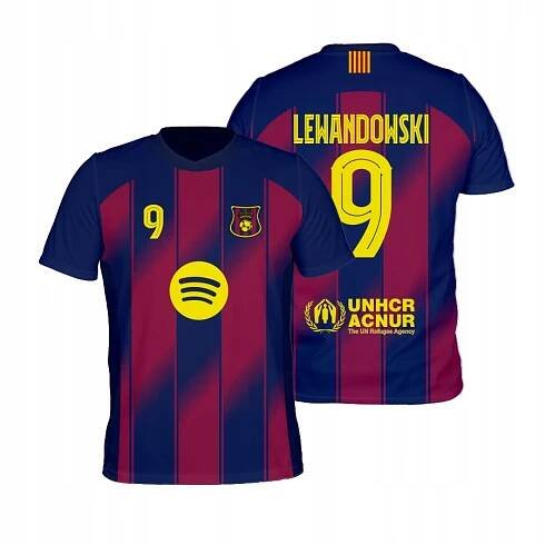LEWANDOWSKI BARCELONA SPORTOVNÍ TRIČKO FOTBALOVÉ TRIČKO VELIKOST 152