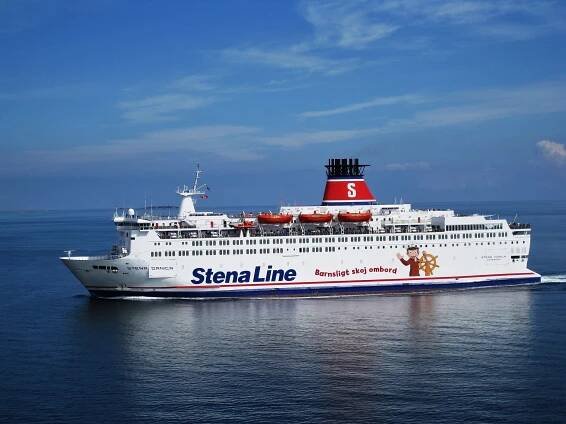 The Ferry Between Trelleborg and Rostock