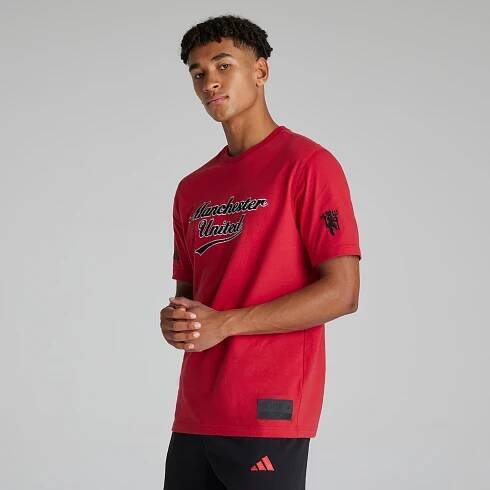 Manchester United x adidas US Pack T-Shirt Red Red