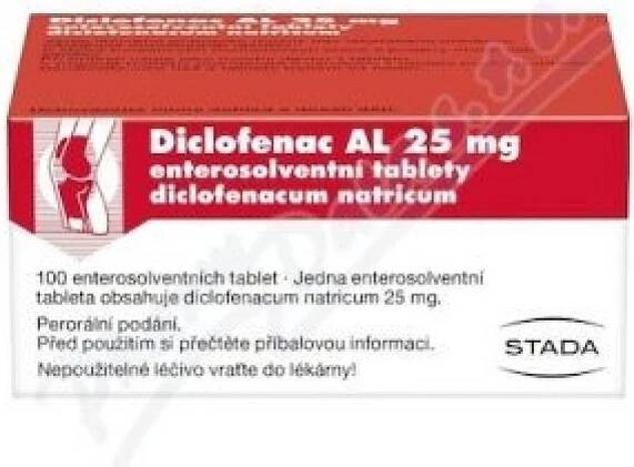 Diclofenac AL 25mg tbl.ent.100