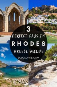 best of rhodes itinerary/ things to do in rhodes greece in 3 days guide