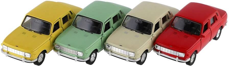 WELLY MODELY Retro Wartburg 1:34-39  mix