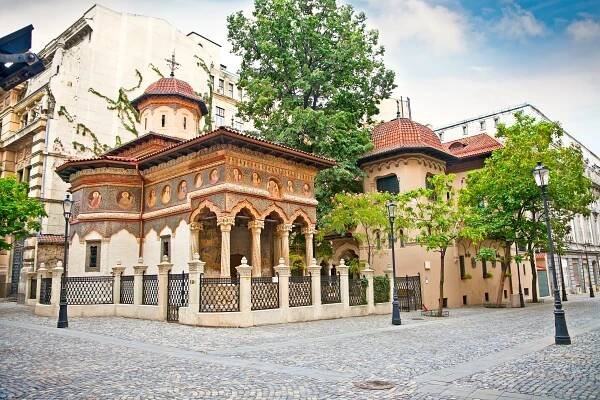 Kostel svatého Michala a gabriel v bucuresti, Rumunsko. — Stock obrázek