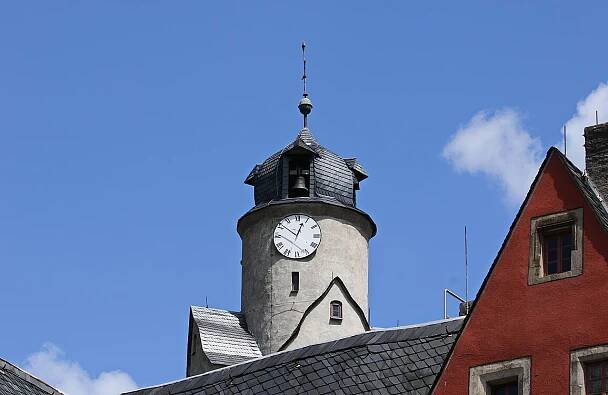 Burg Stein in Hartenstein. Sachsen.