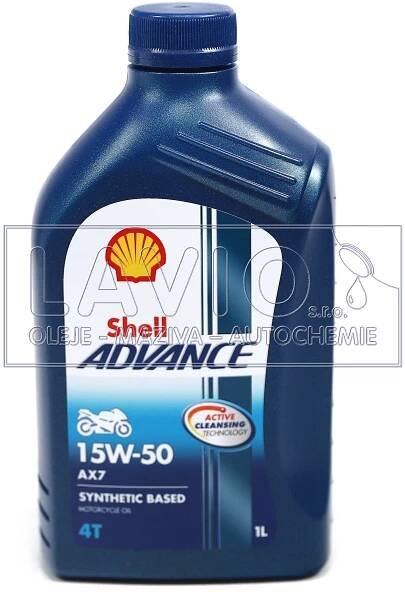 Shell ADVANCE AX7 4T 15W-50