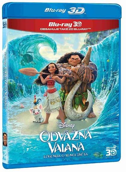 Odvážná Vaiana: Legenda o konci světa - Blu-ray 3D + 2D (2 BD)